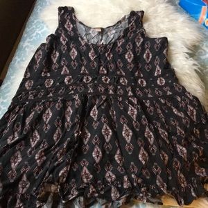 BOHO  trapeze dress XL